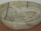Green onyx vessel sink