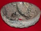 Seashore marble round vessel natural sink