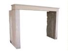 Old stone fireplace surround