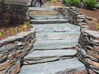 Slate landscape stairs