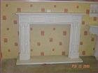 White Marble Fireplace49
