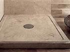 Sand Shower Tray in Classic Travertine