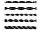 Vacuum brazed diamond spring wire saw