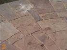 Sawn circular riven paving